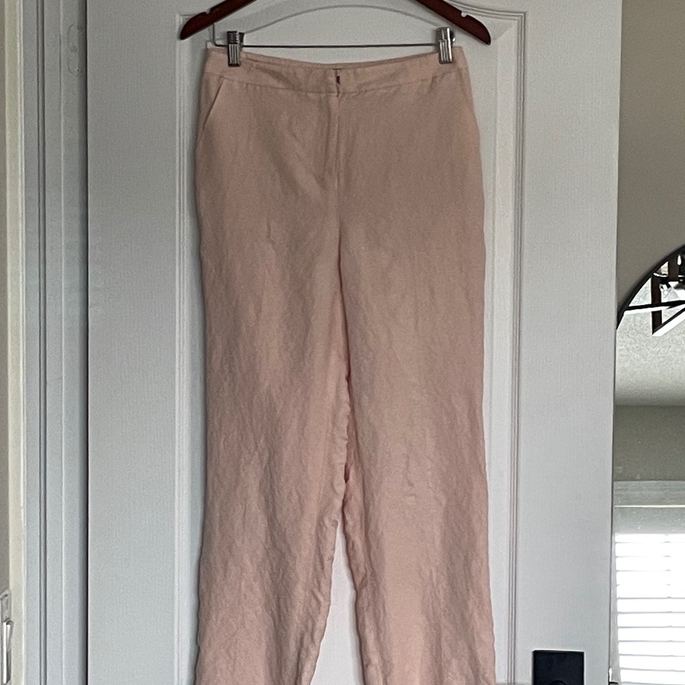 RW&CO Blush Linen Blend Pants – Size 6 (Regular) – NWT